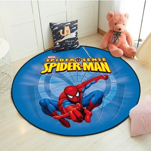 Disney Cartoon Avengers Spiderman Mat Lightning McQueen Kids Boys Girls Game Carpet Bedroom Living Room Rug Indoor Mat