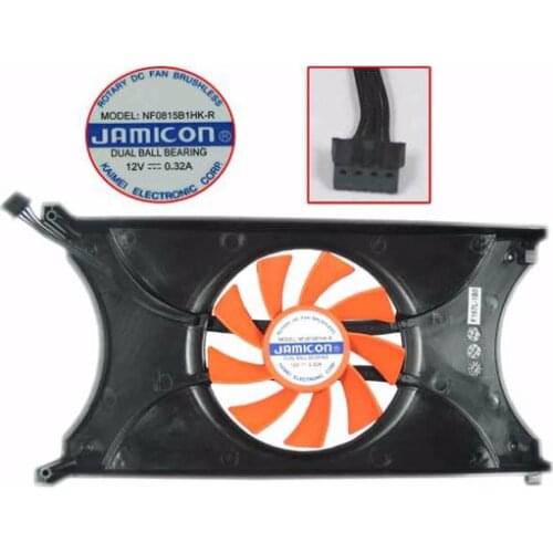 Jamicon NF0815B1HK-R DC 12V 0.32A 4-Wire Server Cooling Fan