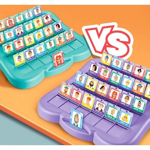 Who Is It Classic Board Game Funny Family Guessing Games Memory Training Parent Children Time Party Indoor Games Toy Props Gift