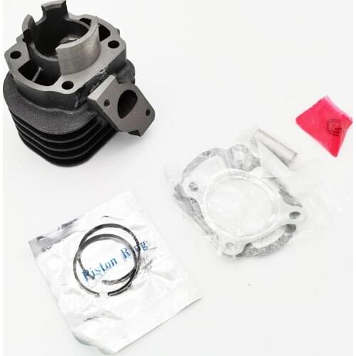 For YAMAHA JOG 50 Cylinder Top End Rebuild Kit 49cc 2 Stroke Minarelli 1PE40QMB