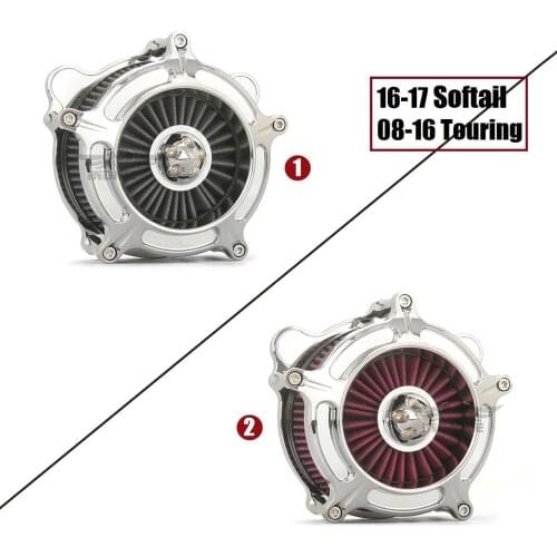 Contrast cut chrome Air cleaner FLHXS Street Glide 08-16 FXSB Breakout 16-17