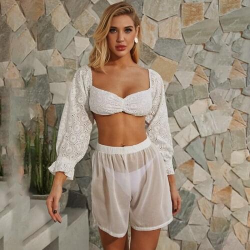 Mioigee White Swimwear