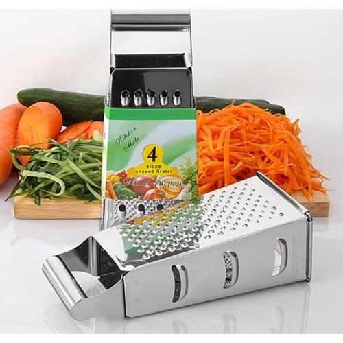 8 Inch Stainless Steel Multi-functional Four Side Slicer Portable Kitchen Supplies Used for Cutting Vegetables Gadgets