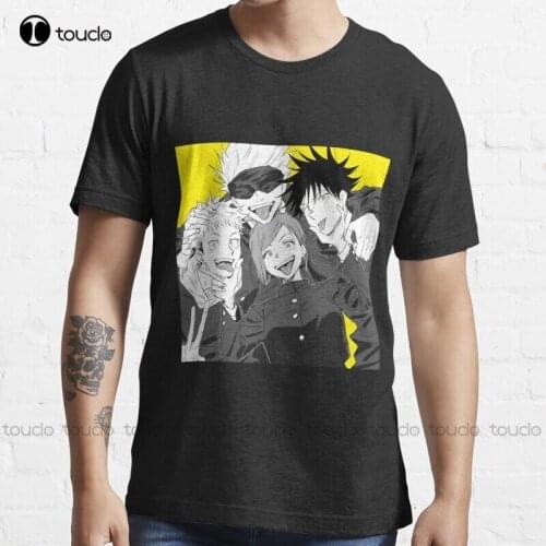 New Funny Jujutsu Kaisen Team- Anime Aesthics T-Shirt Cotton Tee Shirt S-5Xl Unisex usa shirt