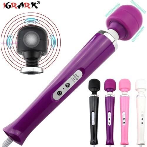 Huge Big Magic Wand AV Stick Dildo Vibrator Vagina Sex Toys for Woman USB Charge G-Spot Clitoris Stimulator Massager Adult Games