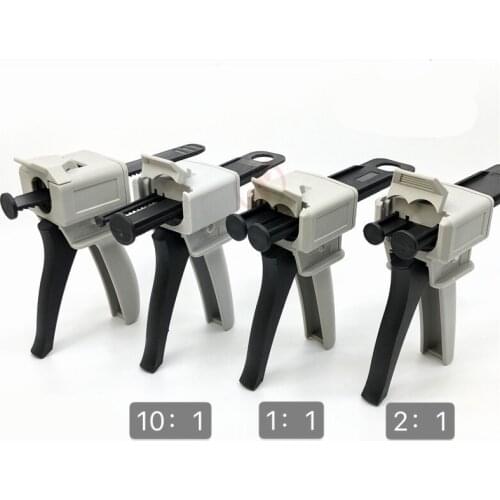 Hot glue Gun 50ml 1:1 1:2 10:1AB Epoxy Glue Manual Dispenser Adhesive Skeleton Applicator Flux Cartridge Gun Caulking DIY tool