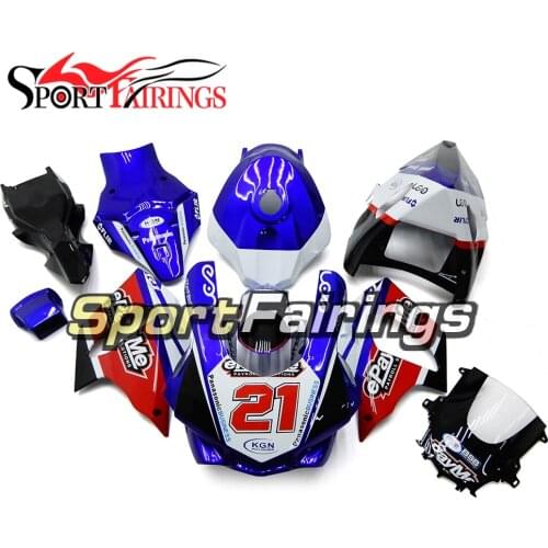 Complete Fiberglass Racing Fairing Kits R1 2015 2016 YZF-R1 15 16 Injection Motorcycle Fairing Kit Cowlings Blue Red Body Kits