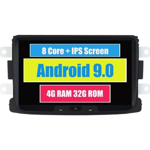 RoverOne Android 9.0 Car Radio GPS Navigation For Renault Duster For Dacia Dokker Lodgy Sandero Duster Captur Lada Xray Logan 2