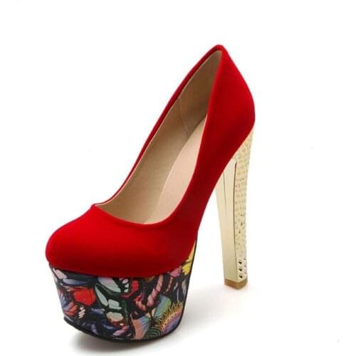 Pointed high with waterproof Taiwan thick with super small size 30 shallow mouth nightclub sexy female shoes 1219-48