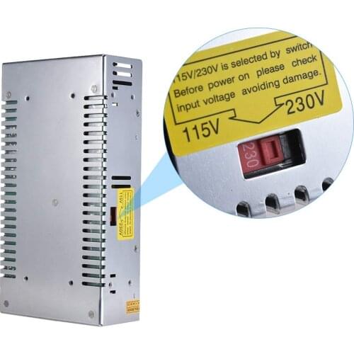 DC 12V 360W 30A Universal Regulated Switching Mode Power Supply for 3D Printer CR-10 CR-10S 3D Smart Printer 21.5X11.4X5cm