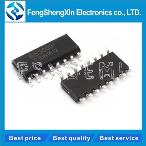 100pcs/lot New BISS0001 BIS0001 SOP-16 Infrared sensor chip