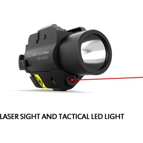 Aluminum PICATINNY RAIL Red /Green Laser Sight and Strobe Light Laser Sights for Handguns Self Defense