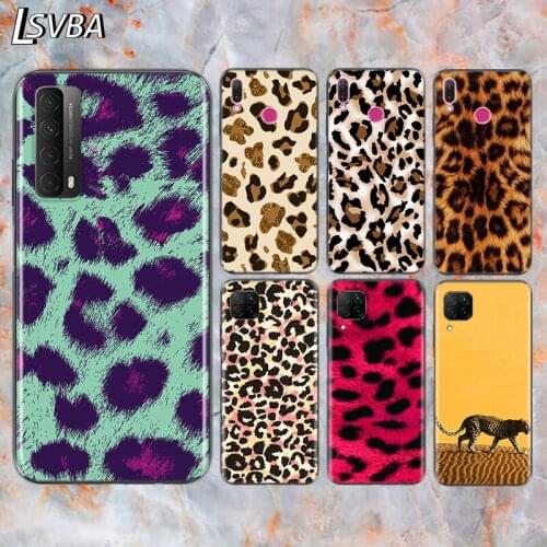 Leopard Cheetah Fashion For Huawei Y9S Y6S Y8S Y9A Y7A Y8P Y7P Y5P Y6P Y7 Y6 Y5 Pro Prime 2020 2019 2018 Phone Case
