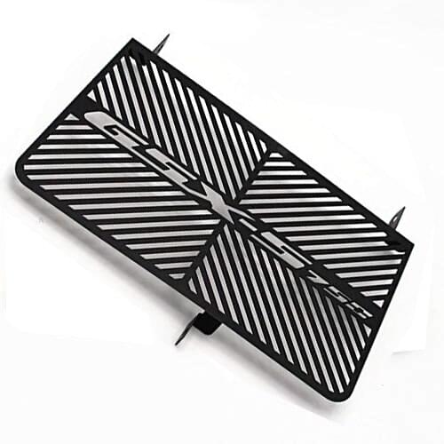For GSX-S750 GSXS750 GSXS 750 2015-2017 Motorcycle Radiator Grille Guard Cover Protector Fuel Tank Protection Net Black/ sliver