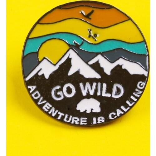 Scenery Brooches For Clothes Enamel Pin On Backpack Set Weather Metal Badges On Clothes Icon Accessories For Jewelry Gift Stripe