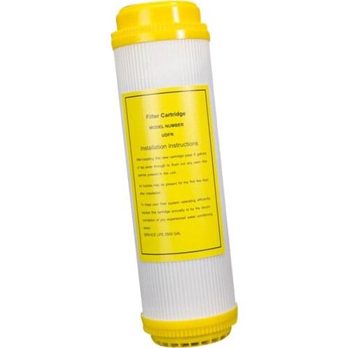 Water Softening Filter Cartridge with NSF Certified Cation Resin 2.5inch x 10inch White