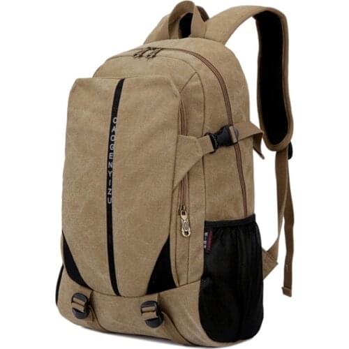 Canvas 12 13 14 15 inch Computer laptop notebook Backpack bags case messenger Outdoor Sports School Backpack for Men Women