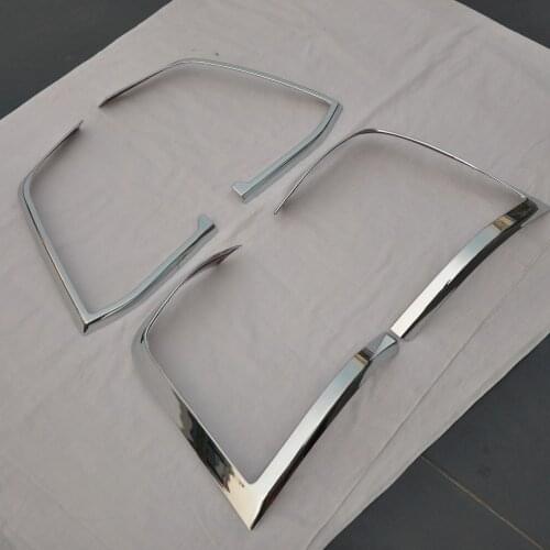 Chrome Tail Lamp Decoration Cover For Toyota Land Cruiser 200 LC200 Accessories 2012-2015