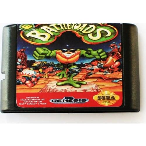 Battletoads 16 bit MD Game Card For Sega Mega Drive For SEGA Genesis