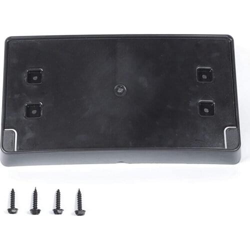 For JL Front License Plate Mounting Bracket For 2018-2020 Jeep Wrangler JL JLU & Gladiator JT, ABS Black