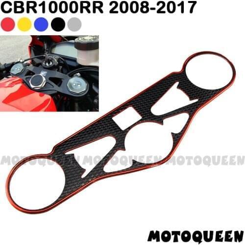 Motorcycle Decals Pad Triple Tree Top Clamp Upper Front End Stickers for Honda CBR1000RR CBR 1000RR CBR 1000 RR 2008-2017