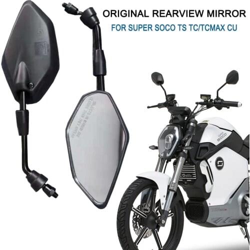 For Super SOCO TS TC/TCMAX CU Original Rearview Mirror Dedicated Left And Right Mirror Genuine Accessories