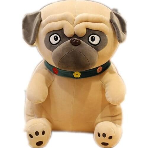1pc Fat Cute Pug Husky Shiba Inu Plush Toys Soft Stuffed Animal Dog Doll Shar Pei Toy Sofa Pillow Baby Kids Lovers Birthday Gift