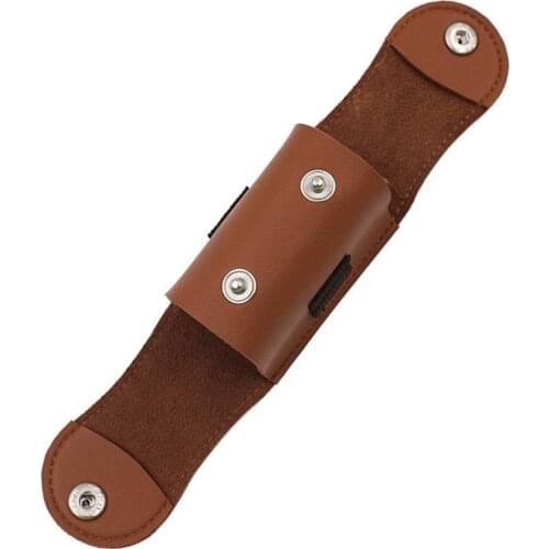 Portable Faux Leather Golf Ball Tees Holder Waist Pouch Storage Bag Container