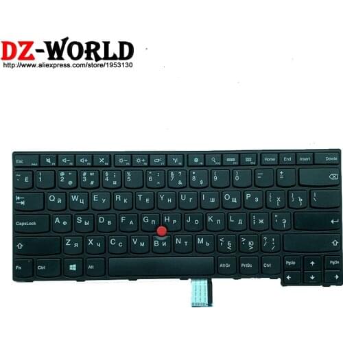 DZ-World New RU Russian Keyboard for Lenovo Thinkpad E450 E450C E455 E460 E465 Laptop
