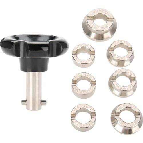 Professional Watch Back Case Opener With 7 Dies Steel Watch Repair Kit Tool for Watchmaker for Rolex Tudor Watch Case Opening