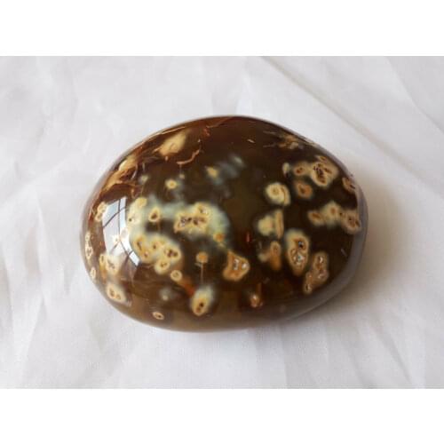 1pc 120-130g Natural Red Carnelian Geode Crystal Quartz Agate Polished Specimen