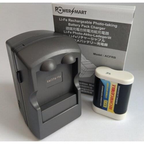 1PCS/LOT 2CR5 FILM MACHINE DEDICATED RECHARGEABLE BATTERY AND CHARGER, FILM CAMERA 6V BATTERY + CHARGER SET