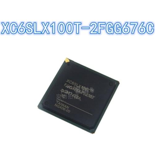 1PCS Original XC6SLX100T-2FGG676C BGA-676 XC6SLX100T BGA676 Embedded-FPGA Field Programmable Gate Array