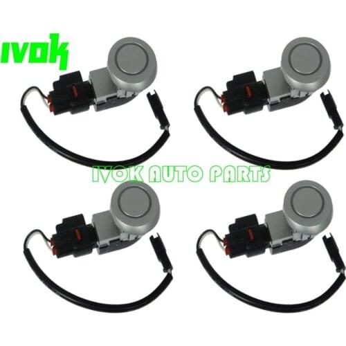 4 Pcs Sensors Assy, Parking Distance Control PDC For Toyota Camry 2004-2006 Black Silver PZ362-00205 PZ36200205