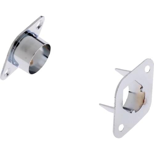 4xWall Pole Recess Wall Bracket Curtain Rod Finial Curtain Blind Accessories 25mm