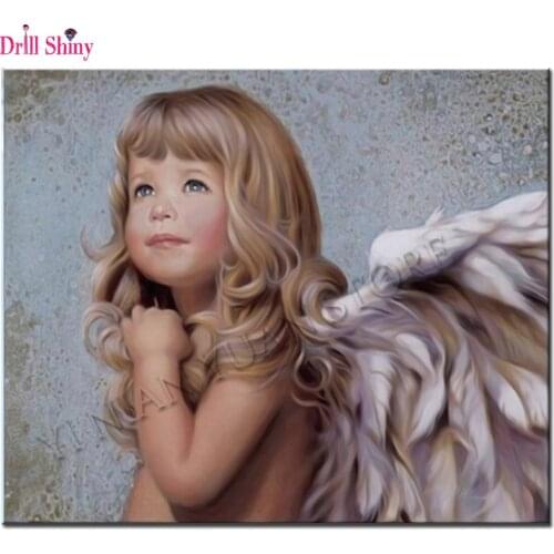 5d diy full diamond painting girl angel&fairy painting rhinestone cross stitch diamond embroidery mosaic pictures home decor