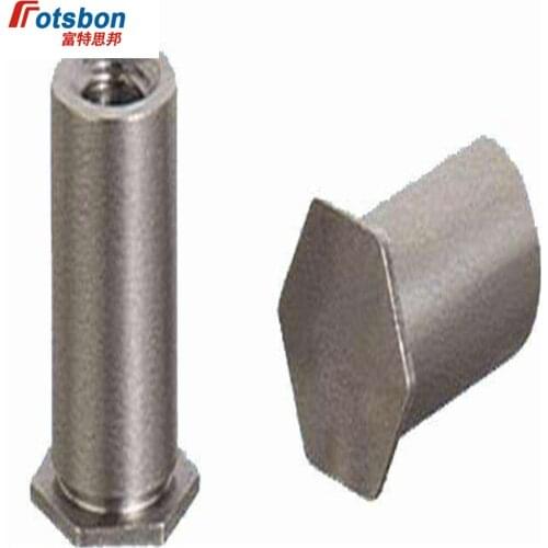 BSOA-M3.5-18 Rivet Blind Hole Threaded Standoffs Self Clinching Feigned Crimped Standoff Server Cabinet Sheet Metal Spacer PEM