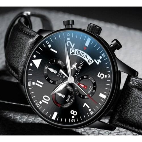Hot 2021 Jinfengda Brand Watch New Popular Mens Watch Multifunctional Calendar Luminous Waterproof Student Quartz Mens Watch