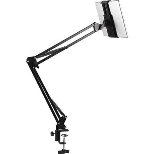 Smartphone Tablet Arm Mount Stand Holder Switch Stand with Sturdy Aluminum Arm Adjustable Mounting Clamp for iPad air iphone