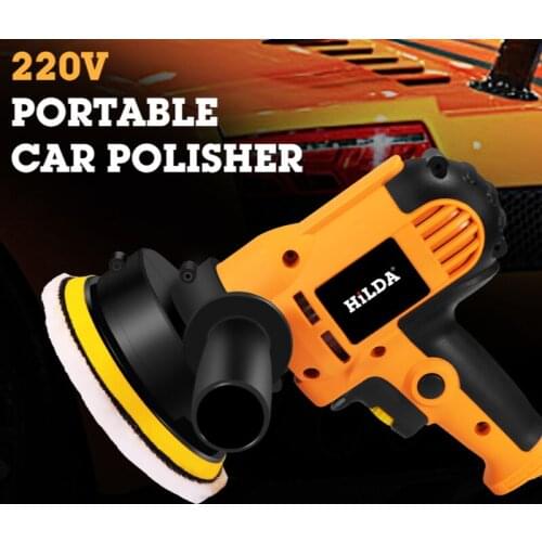 EU US Electric Car Polisher Machine 220V 500-3500rpm 600W Auto Polishing Machine Sander Polish Waxing Tools Car Accessories