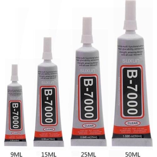 9ML 15ML 25ML 50ML B-7000 Strength Glue Phone Screen Repair Adhesive Electronic Components Glue Tools
