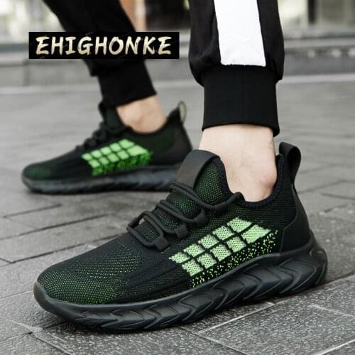 Mens original hot sale 2021 street trend sneakers breathable slip-on running sneakers mens comfortable walking training shoes
