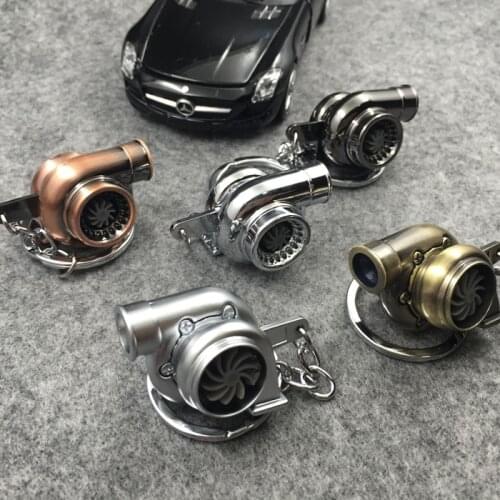 NEW Whistle Sound Turbo Keychain Spinning Turbine Key Chain Ring Keyring Keyfob