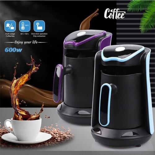Portable Electric Coffee Maker Multictional Milk Tea Machine Automatic Milk frother Home and kitchen Blender Tea maker 220V