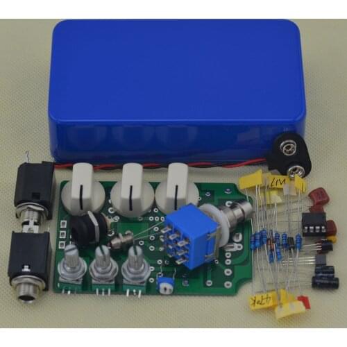 Make Your Overdrive Guitar Effect Pedal All kit with 1590B Diecast Aluminum Enclosures,Pedal KitsTrue Bypass