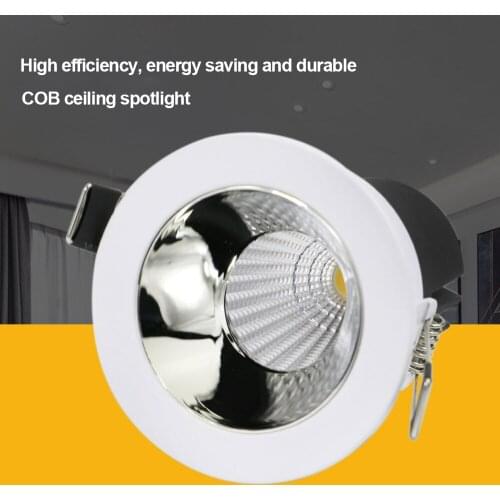 LED ceiling anti-glare hole die-cast aluminum wick adjustable downlight 2psc