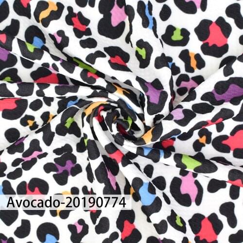 Huangtao Diy 50X150cm Printed Leopard Cartoon Character Pattern Fashion Liverpool Bullet Fabric No MOQ Polyester Fabric