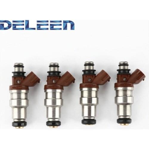 Deleen 4x High impedance Fuel Injector 23250-75050 / FJ377 For T oyota Car Accessories