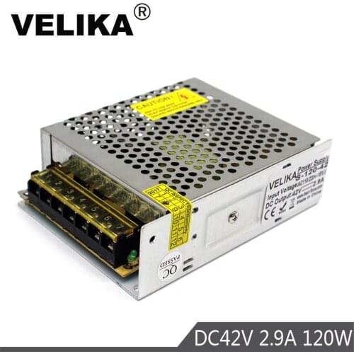 Transformer AC DC 42V 120W Power Supply Adjustable 220V 110V AC-DC Charger Adapter for LED Strip Module Light Monitor Stepper
