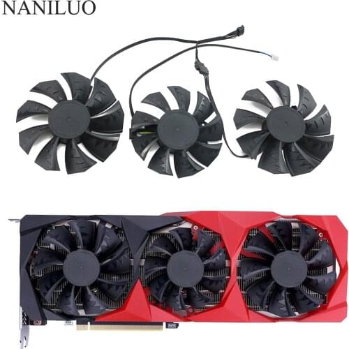 75MM 85MM RTX3060 GPU FAN For Colorful rtx3060 GeForce RTX 3090 3080 Ti RTX3070 RTX 3060 Ti Graphics card fan